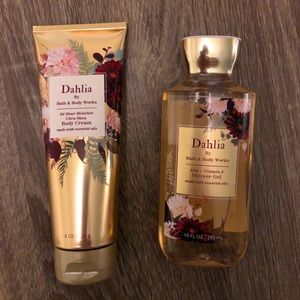 Bath & Body Works Dahlia Shower Gel and Lotion Duo